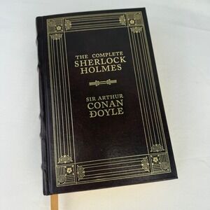 The Complete Sherlock Holmes Arthur Conan Doyle Barnes & Noble Leatherback 1992